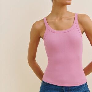 Reformation Pink Tank Top NWOT